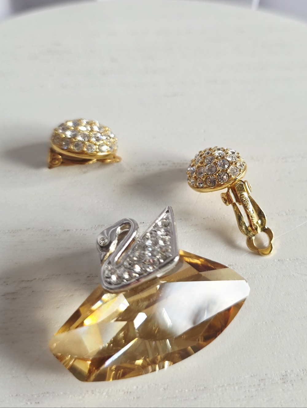 Swarovski Earrings And Pendant